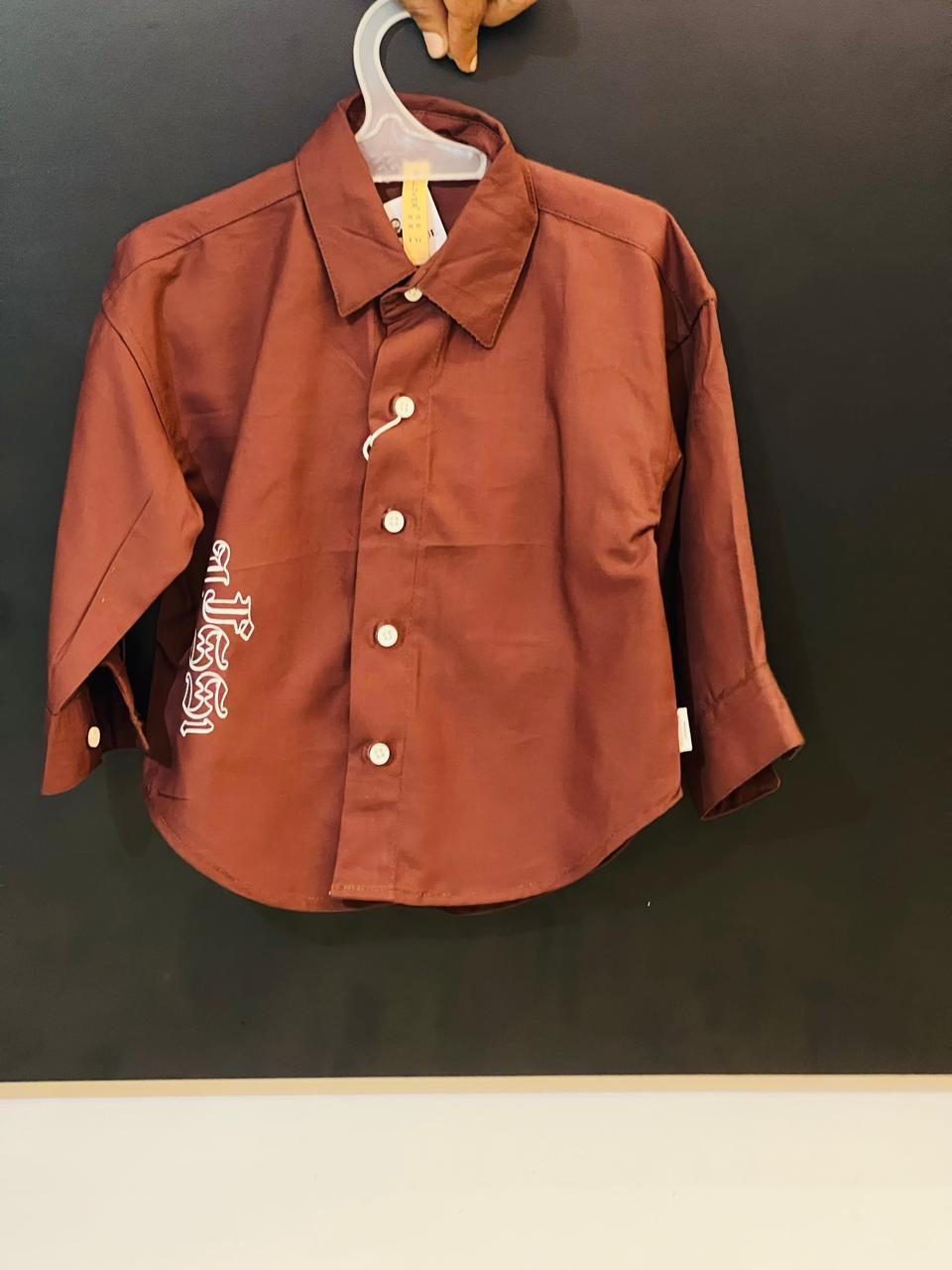 BOYS IMPORTED SHIRT HILLOVER BRAND