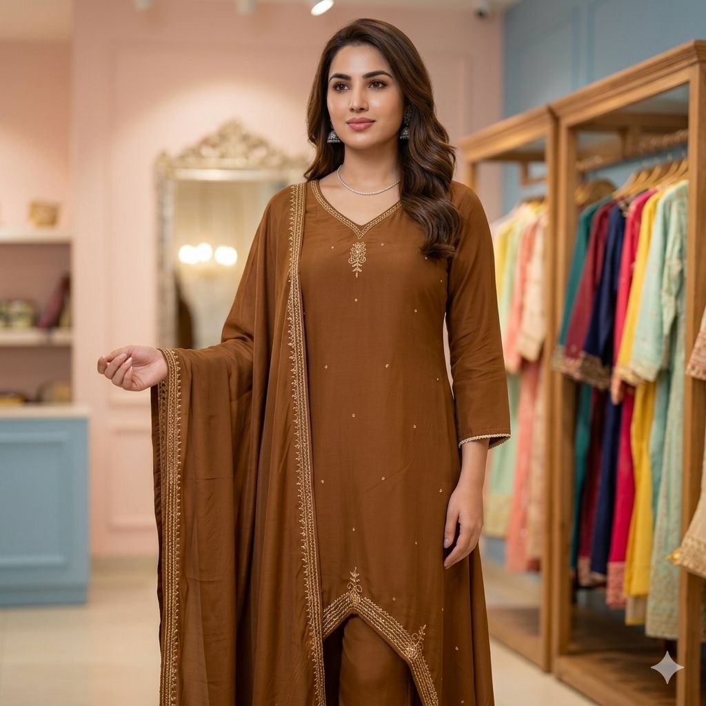 Party Wear Fish Cutting  Churidhar