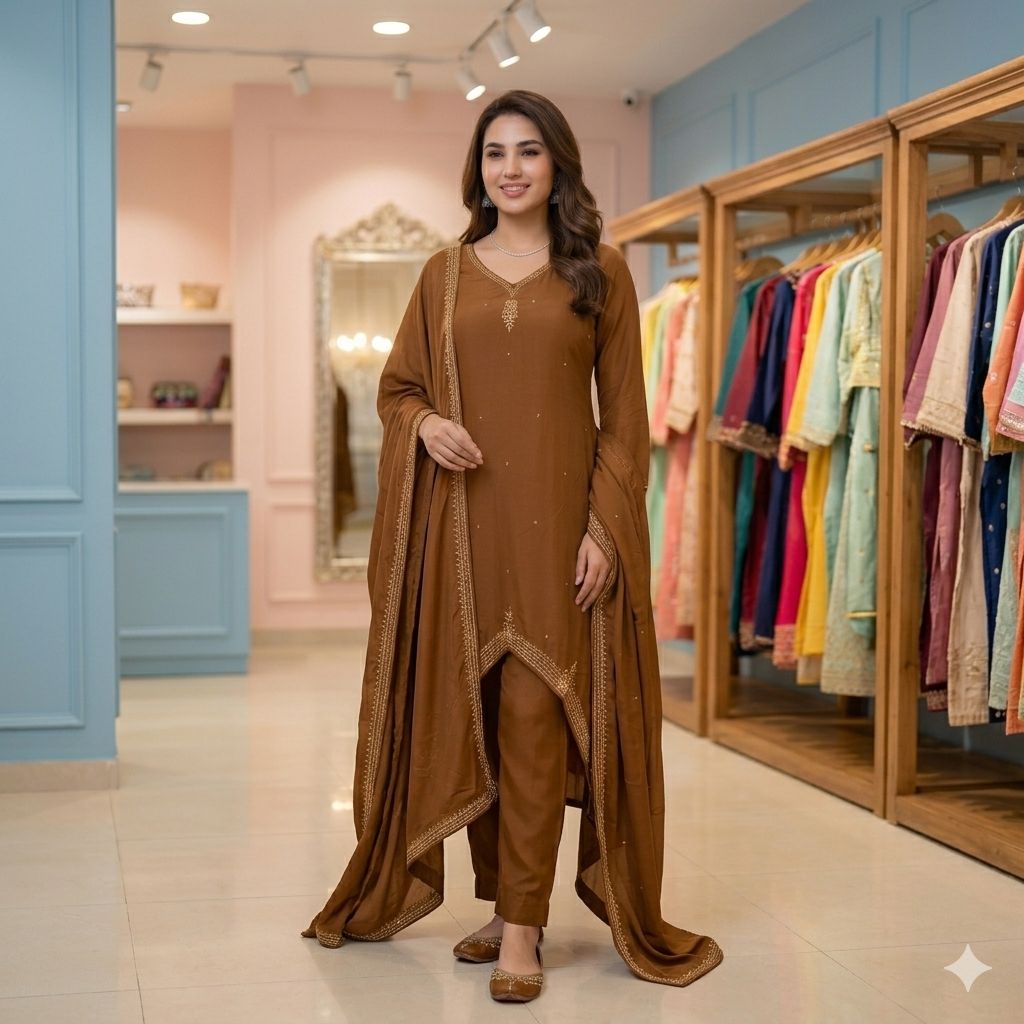 Party Wear Fish Cutting  Churidhar
