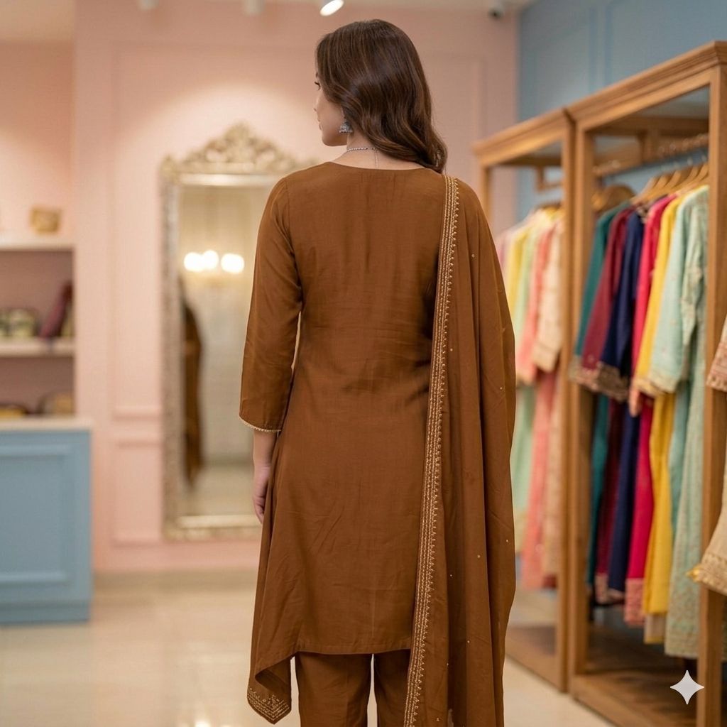 Party Wear Fish Cutting  Churidhar