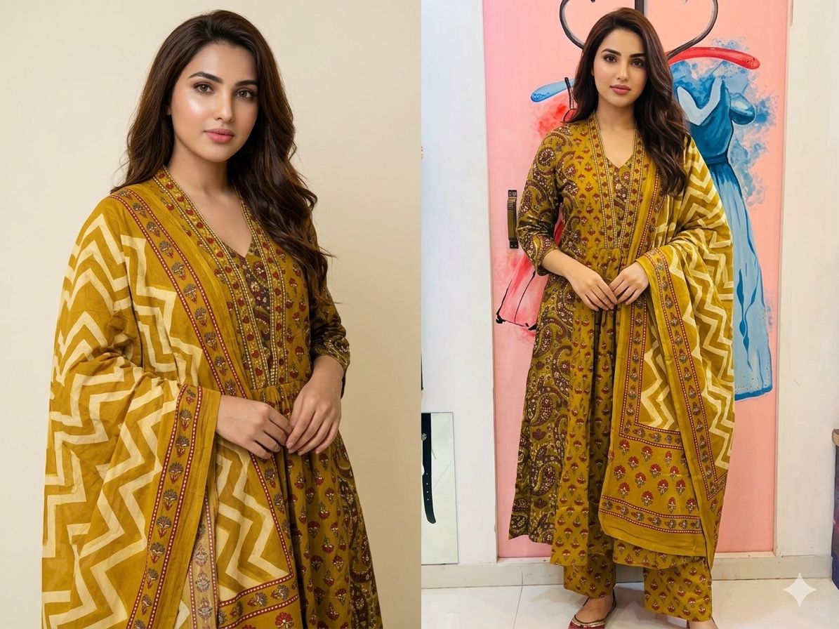 ANARKALI VERTION THREE PIECE